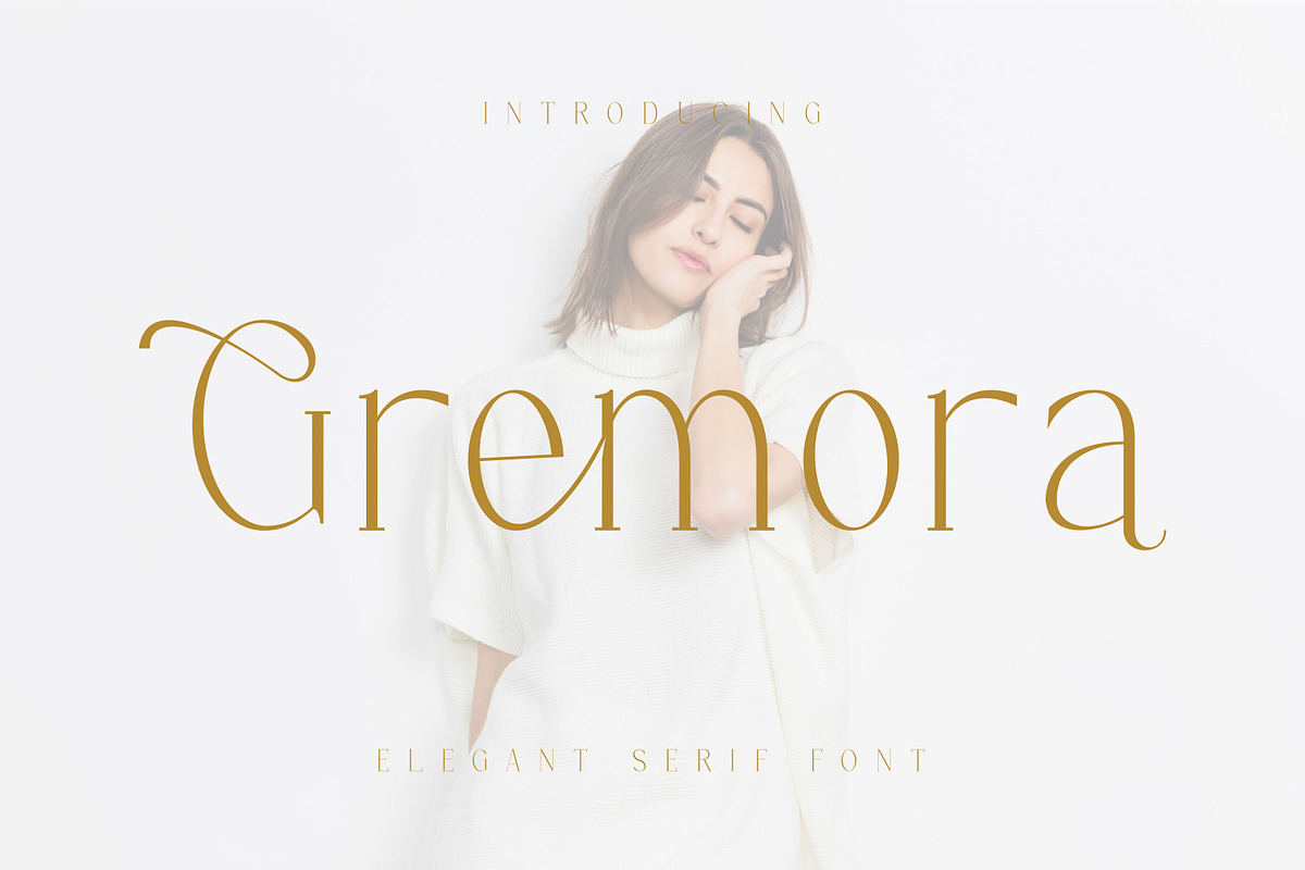 Gremora, a Serif Font by Rishsketch (Photo 1 of 13)