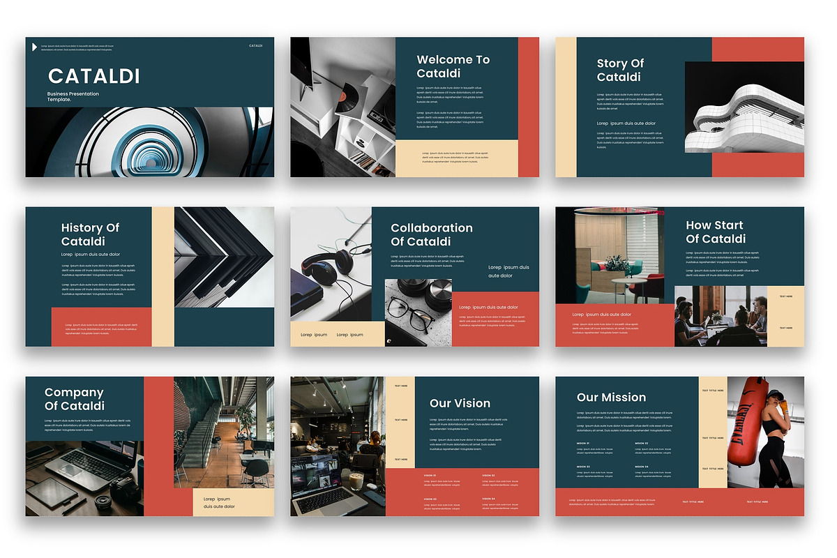 Cataldi - Business Keynote Template preview 3