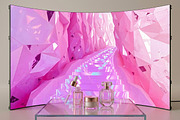 Pink Crystal Cave Staircase Graphic, a Background Graphic by Aura Canyon HQ (Thumbnail 3 of 7)