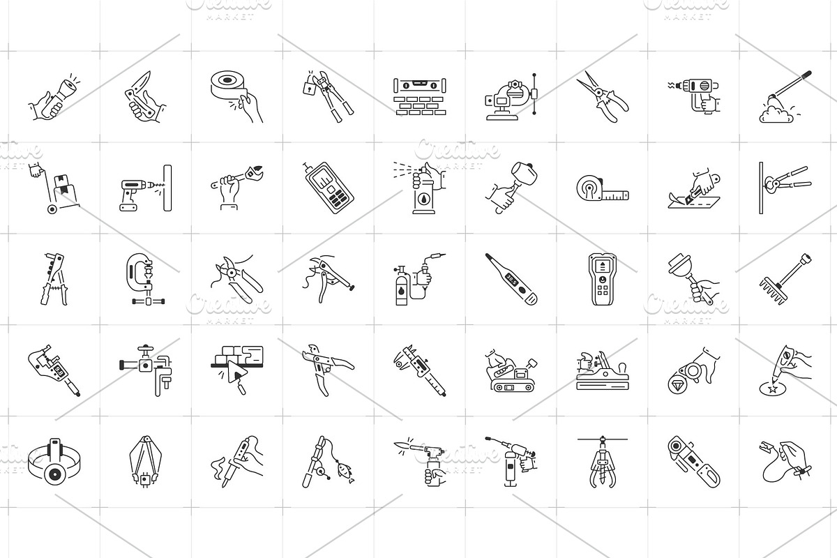 Tools Outline Icon Collection, an Icon by Prosymbols (Photo 4 of 5)