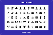 Hairdressing and barber shop icons, an Icon by Wencory (Thumbnail 1 of 2)