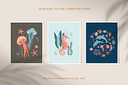 Sea Life Collection, an Animal Illustration by Nadezhda Mikhailova (Thumbnail 5 of 18)