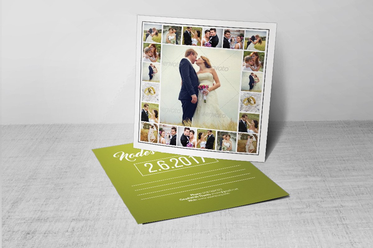 Wedding Postcard Template, a Card Template by Business Flyers (Photo 3 of 4)