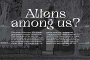 TT Alientz, a Serif Font by TypeType (Thumbnail 3 of 15)