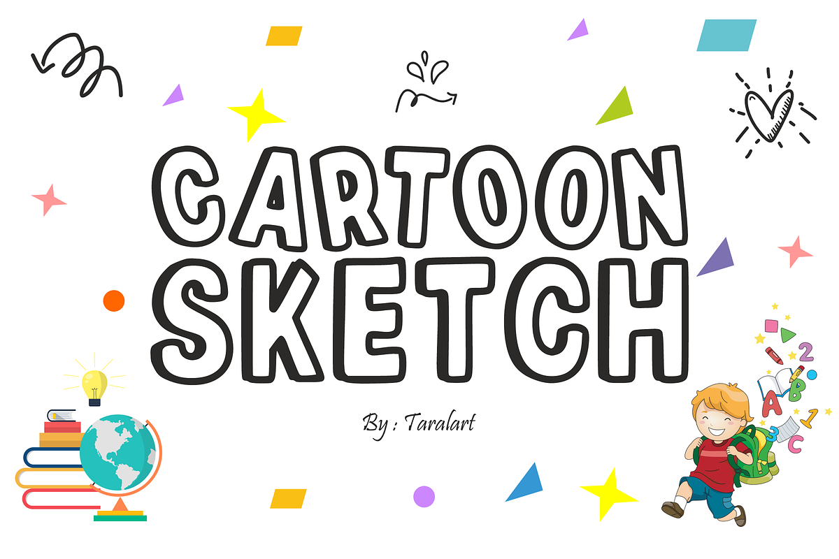 Student Park - Playful School Font, a Sans Serif Font by KiddoGlyphs Studio (Photo 2 of 5)