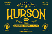 Hurson Rough - Serif, a Serif Font by Garisman Std (Thumbnail 1 of 8)
