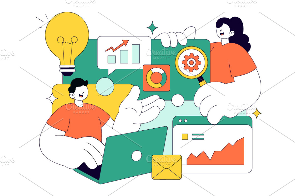 10 Market Research and Analysis, a Finance Illustration by denayunebgt (Photo 4 of 4)