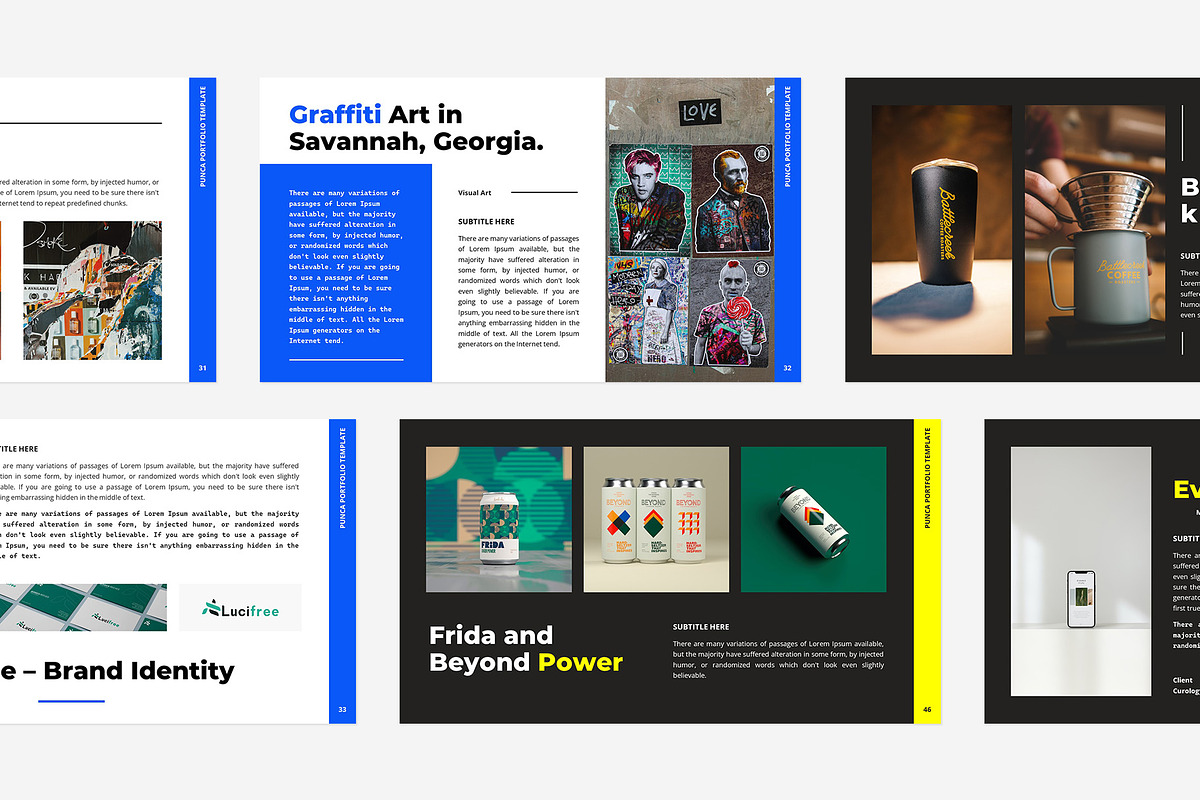 Portfolio Google Slides Template, a Presentation Template by Gaize (Photo 8 of 11)