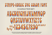 Stripe-adelic SVG Color Font, a Font by Mysterylab Designs (Thumbnail 3 of 3)