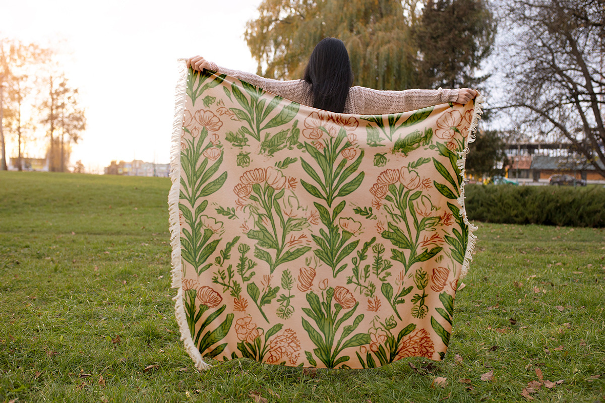 Quaint Wildflower Folk Art Patterns, a Pattern Graphic by one-touch (Photo 7 of 9)