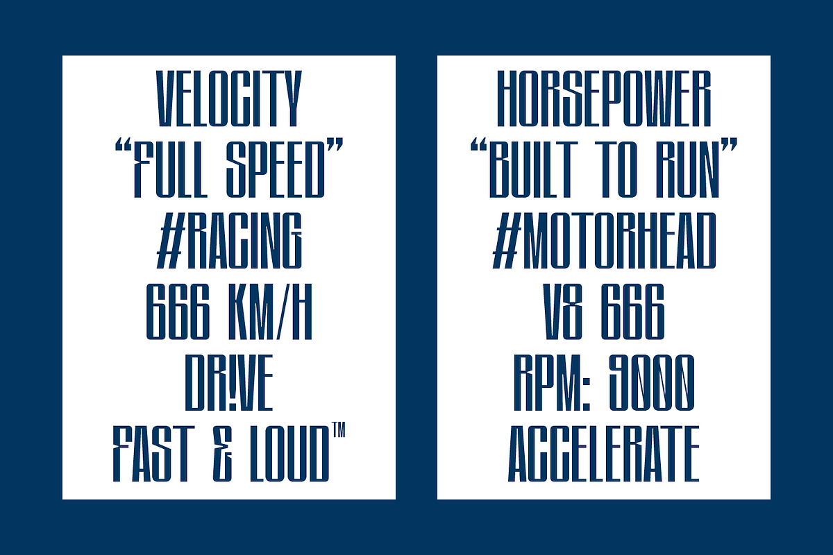 PRAK Notch – Ultra Condensed Font, a Sans Serif Font by Healltica.std (Photo 9 of 18)