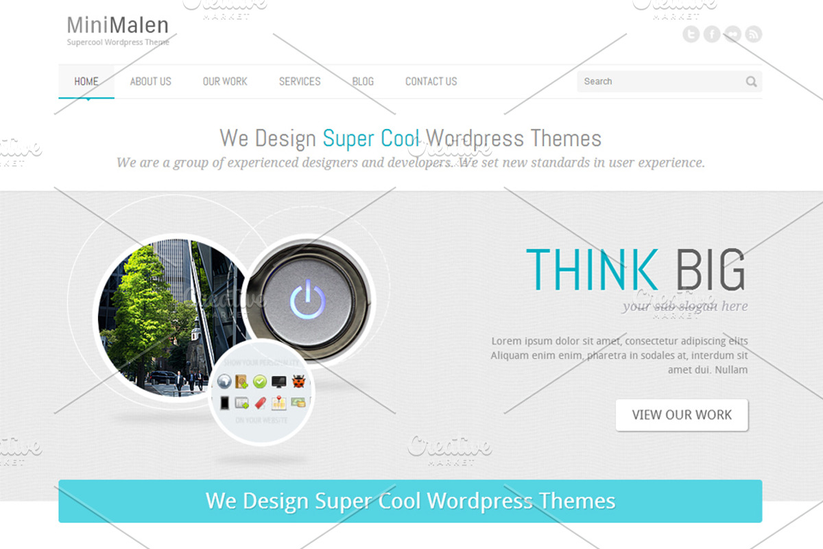MiniMalen - Responsive HTML Template, a Websites & App Template by Critical Gears (Photo 2 of 2)