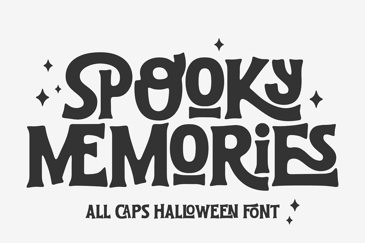 Spooky Memories - Halloween Font, a Serif Font by Keithzo (Photo 1 of 9)