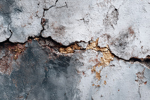 Cracked wall revealing layers, a Photo by Pavel_design