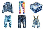 Beautiful Jeans Sublimation Bundle, an Illustration by Daily.Designs (Thumbnail 4 of 5)
