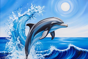 Dolphin Cartoon animals, an Animal Photo by ComfortQ