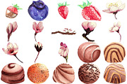 120 Gourmet Chocolate Clipart PNG, an Illustration by LilyBoo Clipart (Thumbnail 3 of 8)