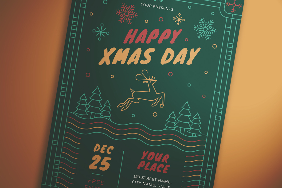 Xmas Day Flyer Set, a Flyer Template by KMZVR.Lab (Photo 3 of 6)