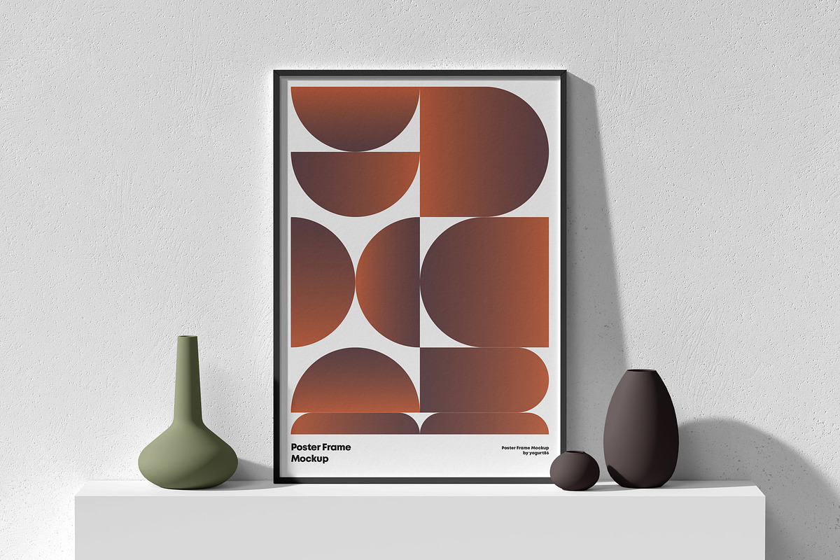 Poster Frame Mock-up, a Product Mockup by Yogurt86 (Photo 9 of 16)