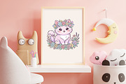 Cute Cat Clipart, an Animal Illustration by Forhadx5 (Thumbnail 7 of 8)