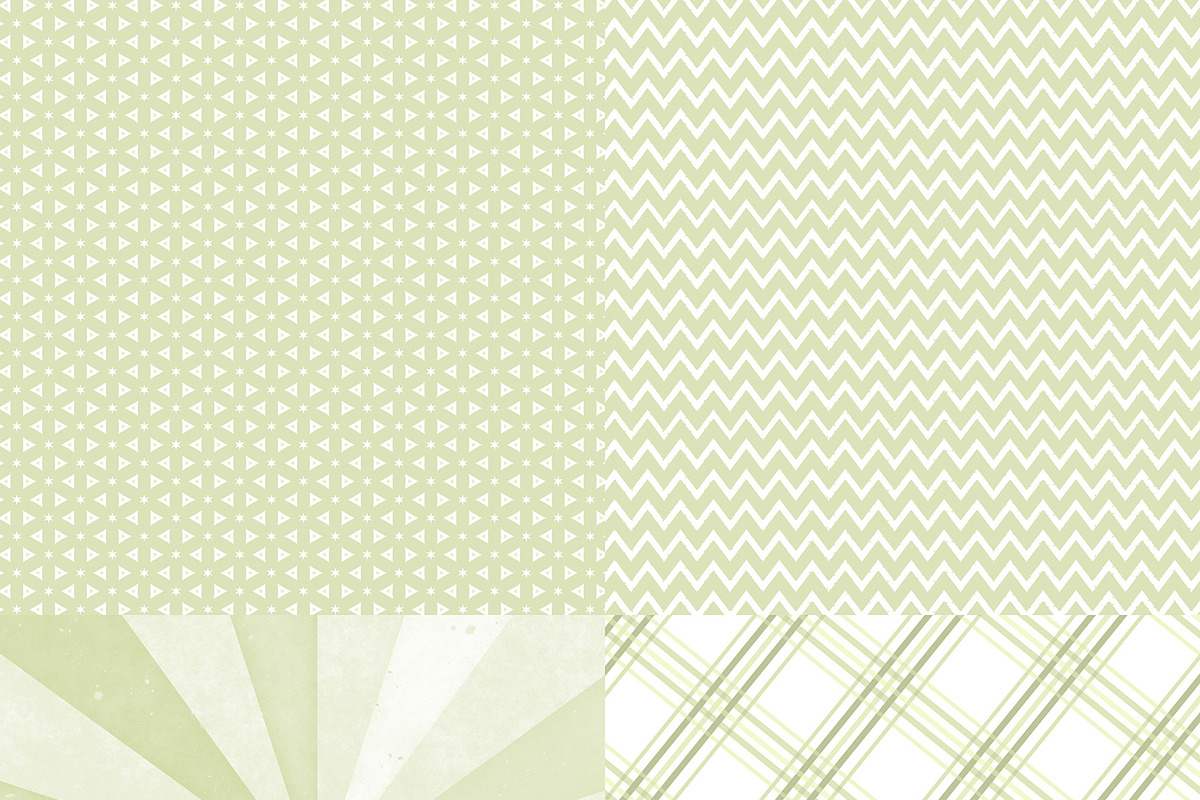 Nursery Baby Green Paper Pack preview 3