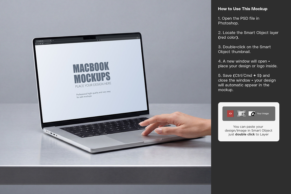 MacBook Screen Presentation Mockups, a Mac Mockup by Dikarte.Store (Photo 3 of 17)