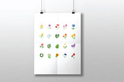 Flower Icons, an Icon by marusdesign (Thumbnail 2 of 4)