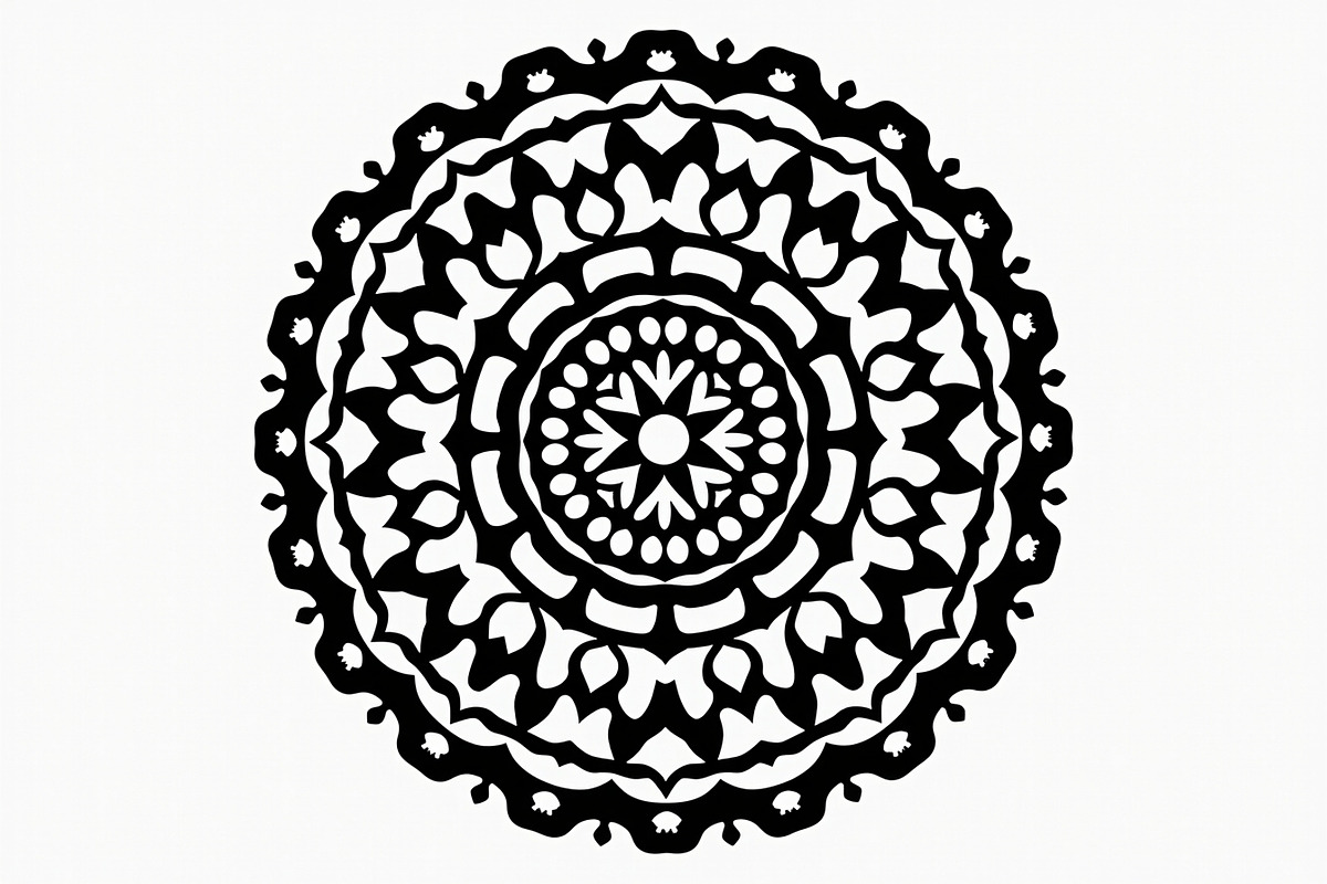 Boho Floral Mandala Vector Pack, an Illustration by Artivon (Photo 6 of 21)