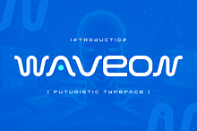 Waveon Futuristic Typeface Font