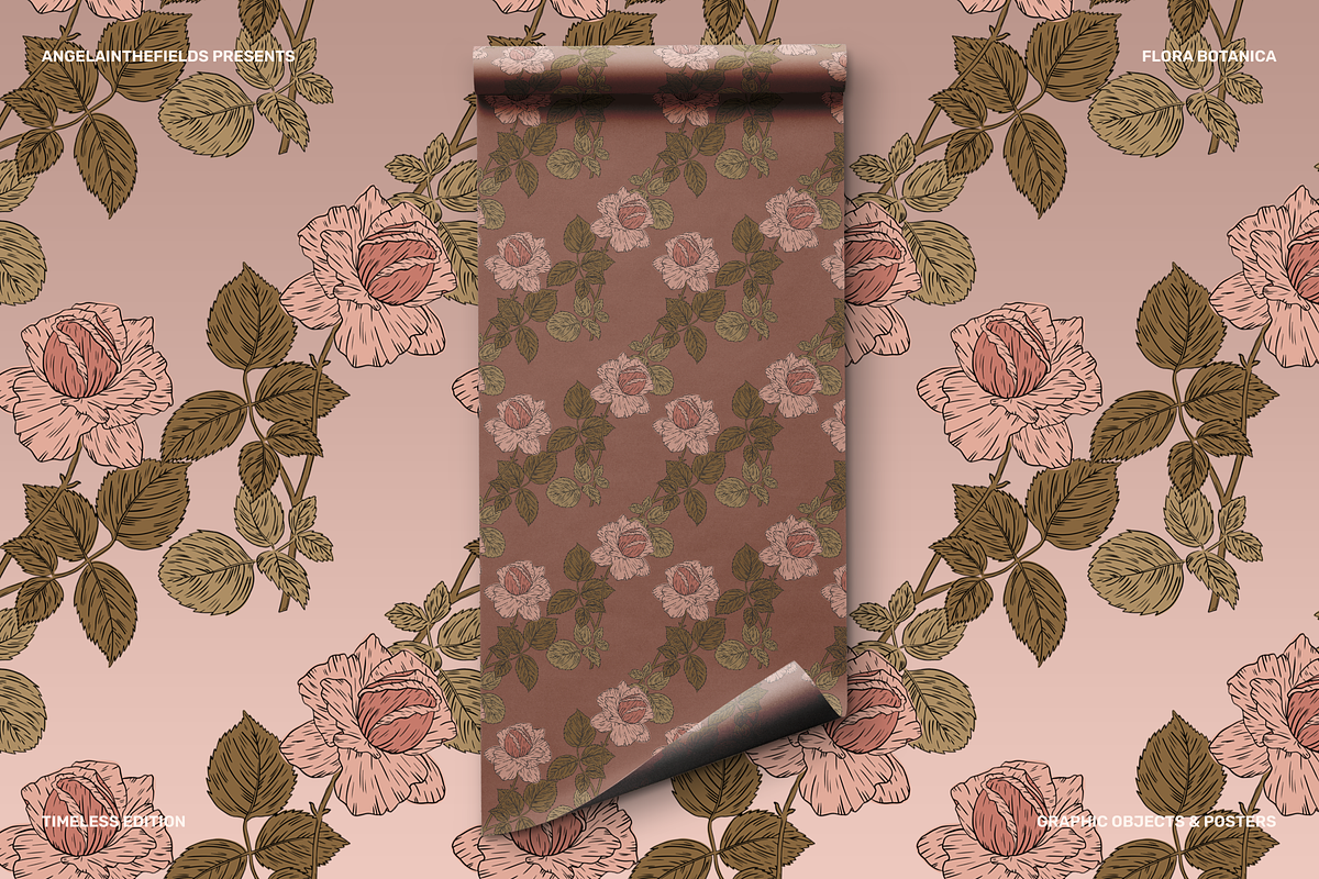 FLORA BOTANICA Vector Illustrations, an Object Graphic by angelainthefields (Photo 4 of 13)