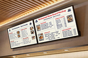 Restaurant Menu Board Mockup, an Advertising Mockup by Pitchlook.Studio (Thumbnail 4 of 4)