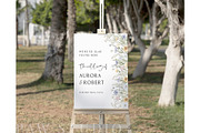 Wildflower Wedding Welcome Sign Boho, an Invitation Template by PawGraphic (Thumbnail 6 of 8)