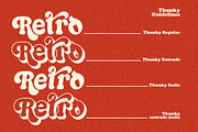 Thunky - Chunky Retro Typeface, a Serif Font by Pandeka Studio (Thumbnail 9 of 13)