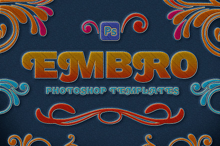 Embroidery Photoshop Mockups, a Product Mockup by Andrew Skoch Design