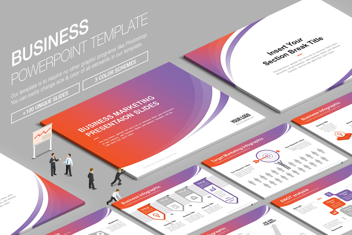 10+ Awesome Powerpoint Bundle, a Presentation Template by SlidesDive (Photo 5 of 11)