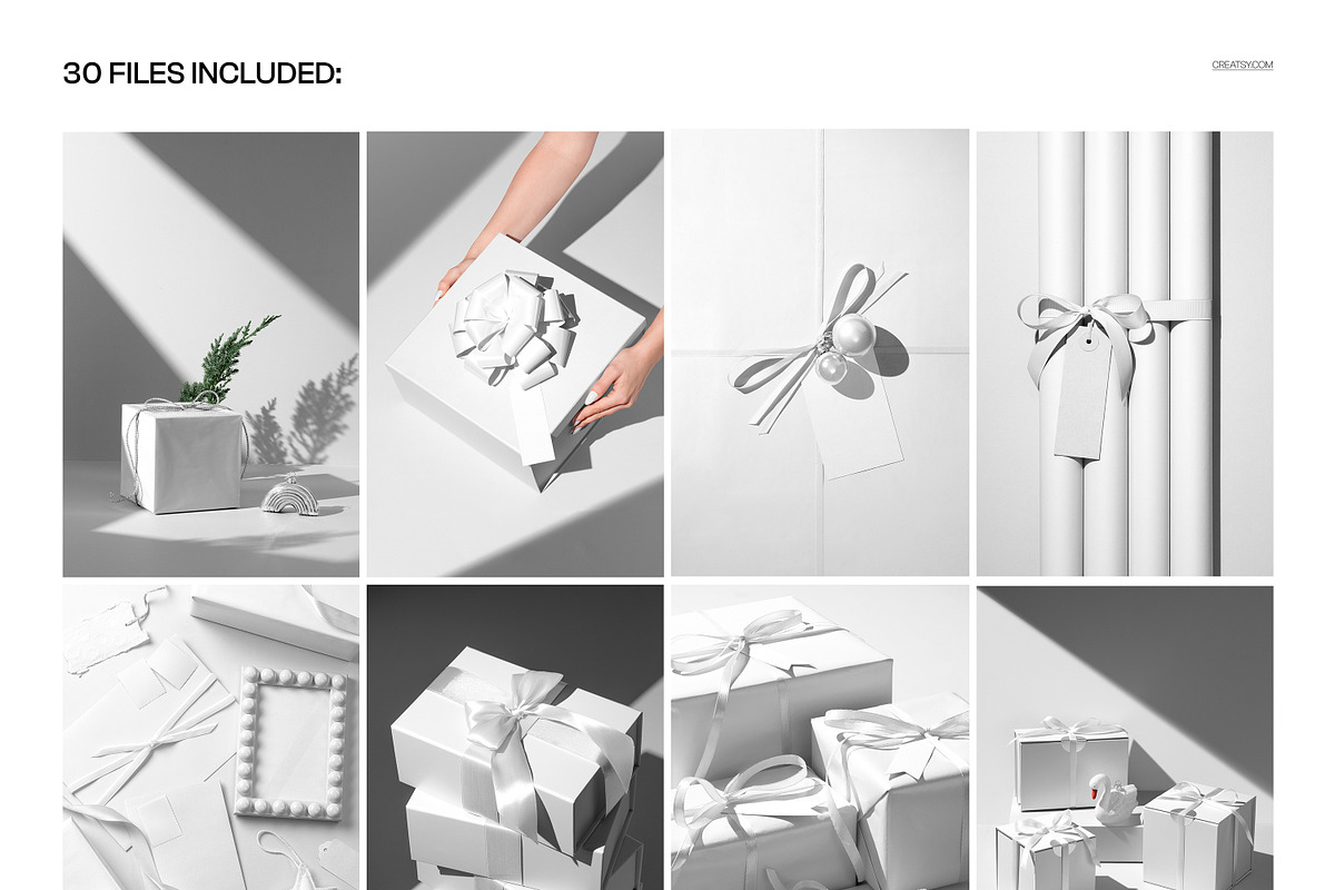 Christmas Decor & Wrapping Mockup, a Packaging Mockup by creatsy5 (Photo 2 of 35)
