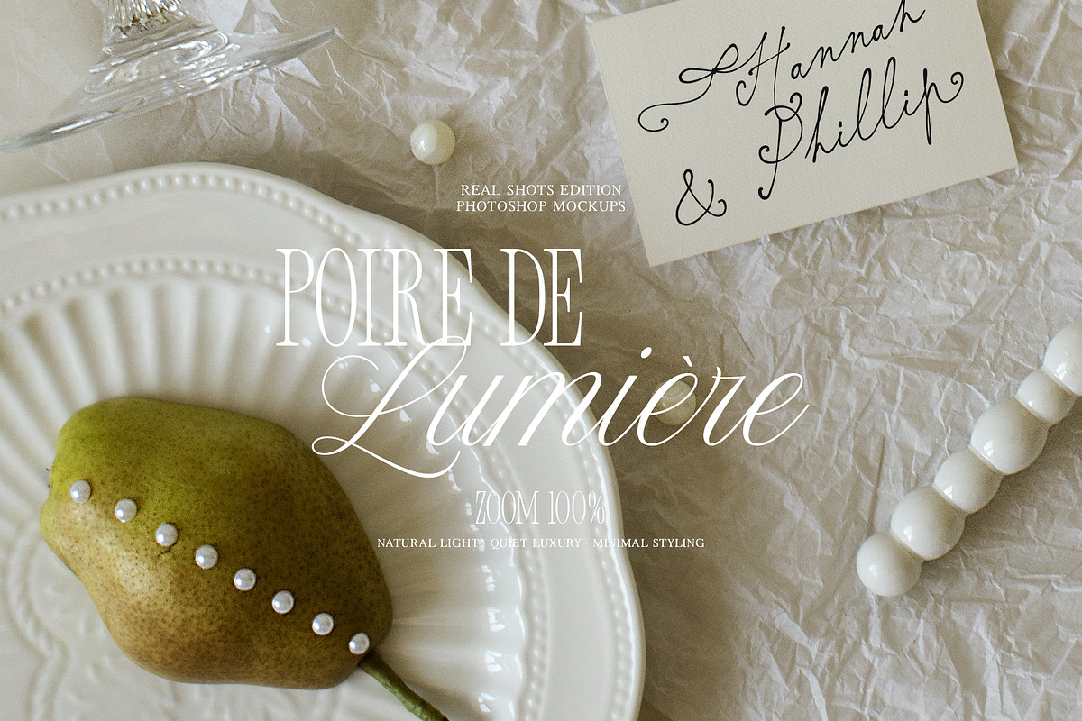 Poire de Lumière Stationery Mockups, a Product Mockup by Muse Mockups (Photo 2 of 16)