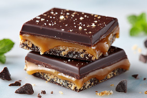 Delicious Salted Caramel Chocolate S, a Photo by Pixeness Studio