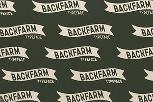 Backfarm - Handrawn Vintage Typeface