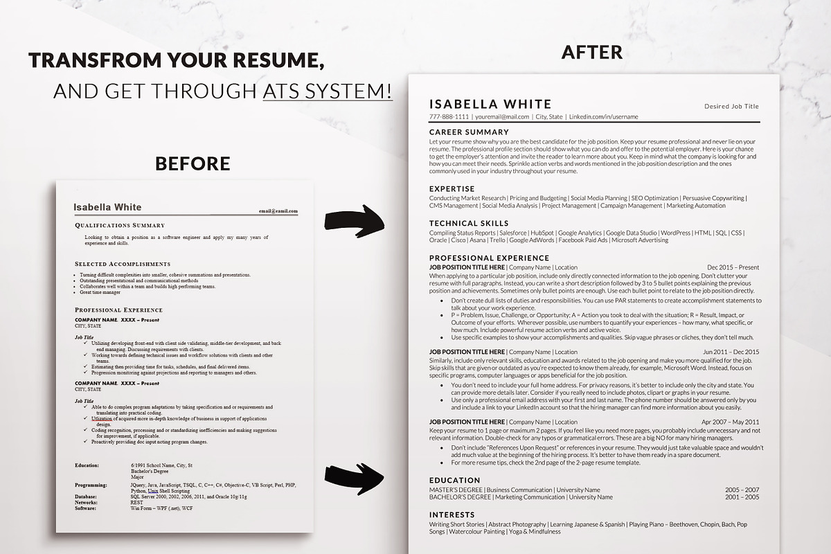 ATS Friendly Resume Template, a Resume Template by BestResumes.Co (Photo 5 of 9)