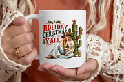 Western Holiday Christmas Y'all PNG, a Seasonal Illustration by designcity5 (Thumbnail 4 of 4)
