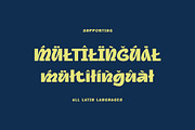 Madona, a Sans Serif Font by Cruzine (Thumbnail 10 of 10)