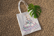 Holographic Bunny PNG Clipart., an Animal Illustration by KennedyStudio (Thumbnail 4 of 5)