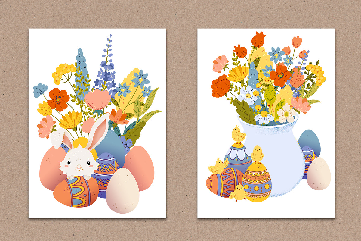 Easter Eggs Clipart, a Seasonal Illustration by LukaJreym (Photo 6 of 9)