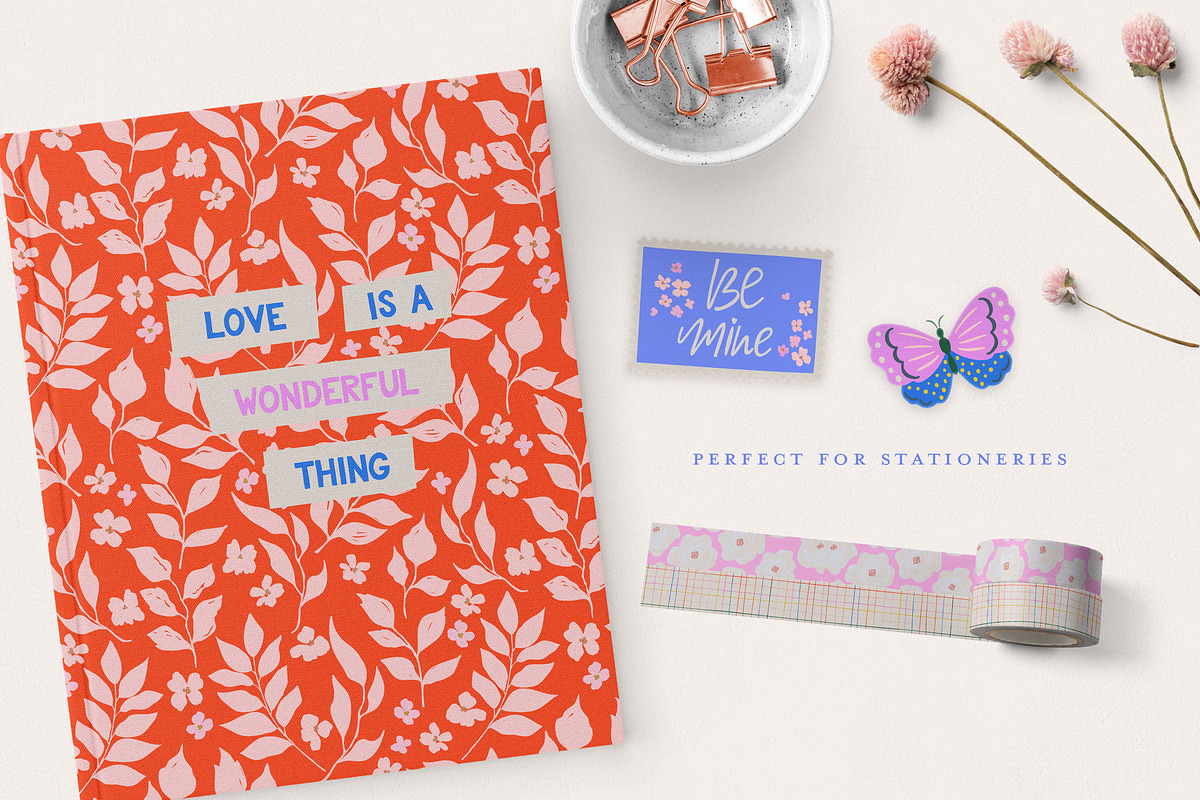 Valentine Florals 3, a Pattern Graphic by 7th Avenue Designs (Photo 7 of 9)
