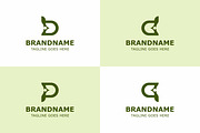 Letter B D P Q Tulip Flower Logo, a Branding & Logo Template by Pray Art Design Studio (Thumbnail 1 of 2)