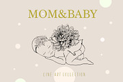 MOM&BABY line art collection, an Object Graphic by Natalia Tugova (Thumbnail 1 of 7)