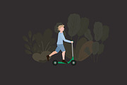 Bike / bicycle vector set, an Illustration by land art (Thumbnail 14 of 20)