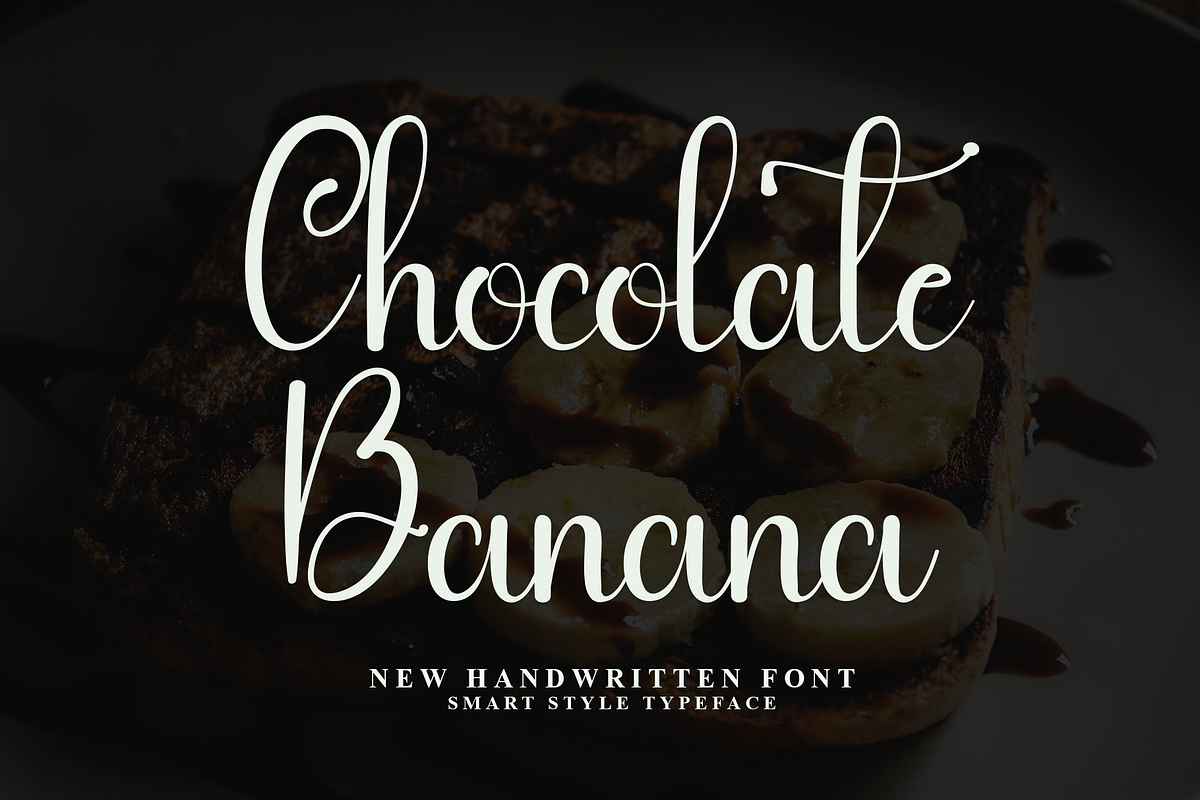 Chocolate Banana, a Handwritten Font by FreshTypeINK (Photo 1 of 8)