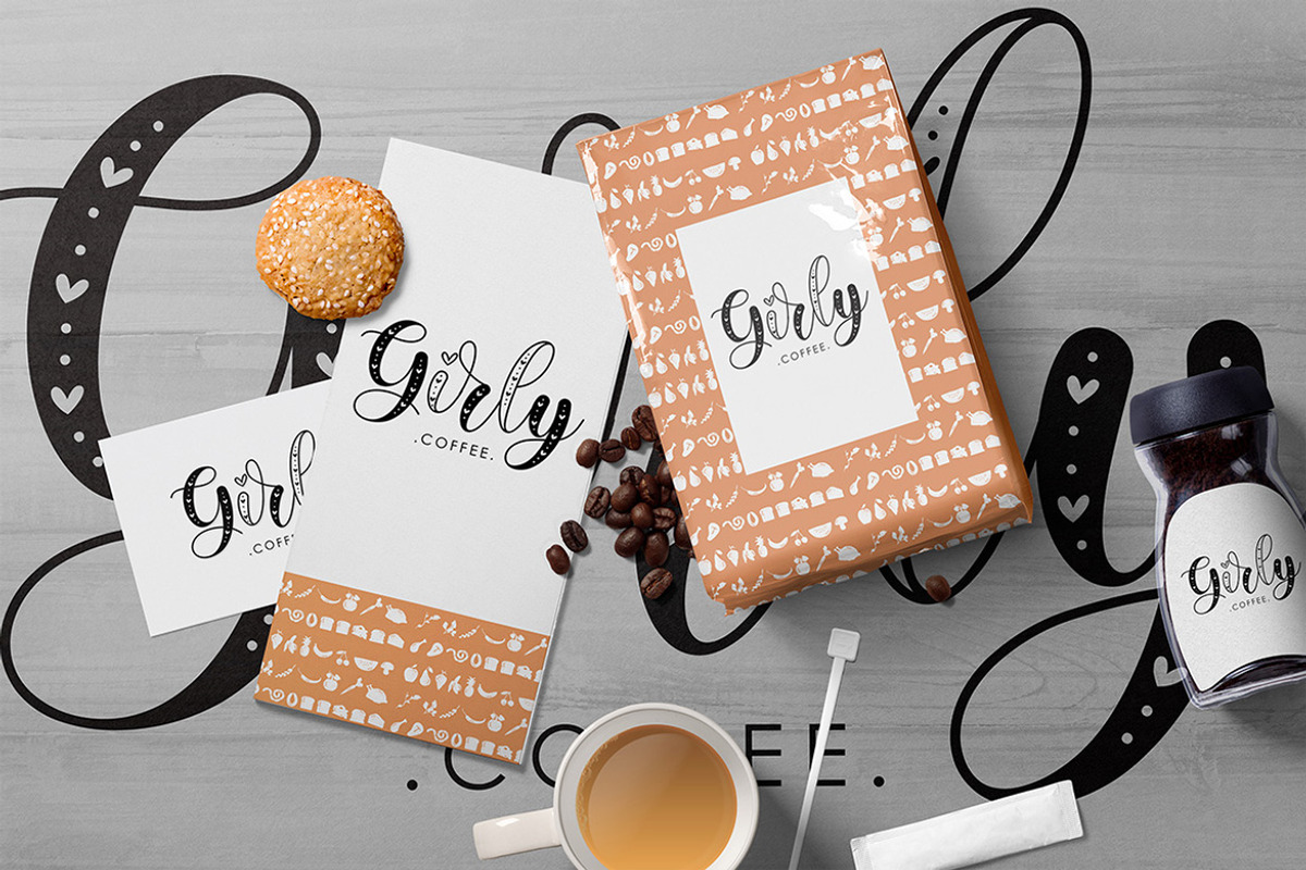 Rainy Love | Lovely Calligraphy, a Script Font by Almeera Std (Photo 8 of 10)